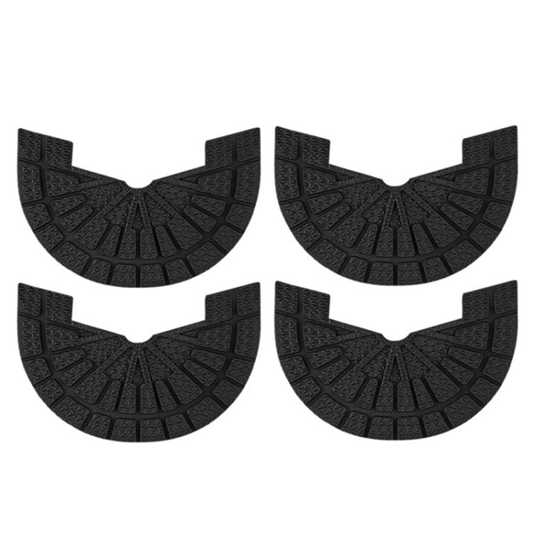 2 Pairs Thickened Rubber Sole Heel Wear-Resistant Non-Slip Patch, Size: