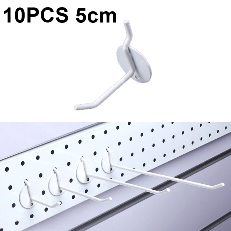 10 PCS Jewelry Accessories Display Orifice Plate Spray Hook, Length: 5cm