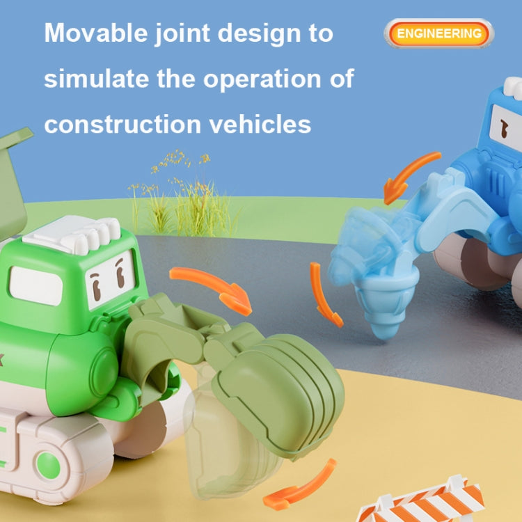 3 PCS 7799 Pressing Inertia Forward Cartoon Children Toy Car