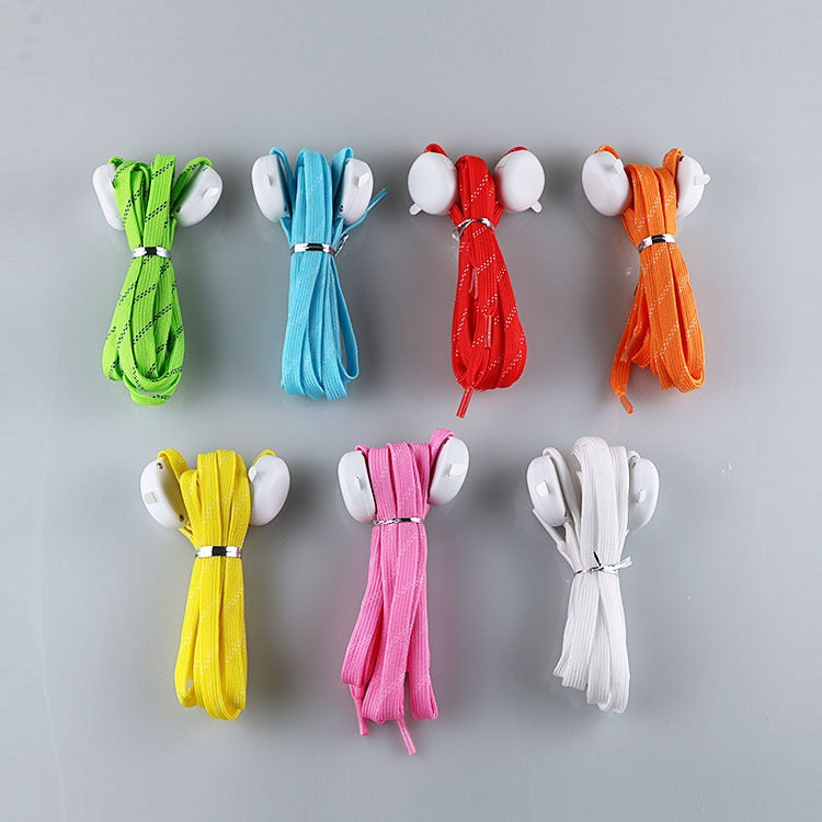 1 Pair  LED Light-up Shoelace Stage Performance Luminous Shoelace,Color: 7 Color Change