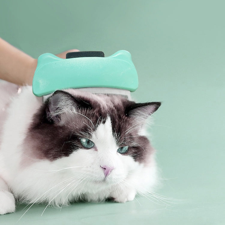 Pet Automatic Hair Removal Comb Curved Cat and Dog Open-knot Comb