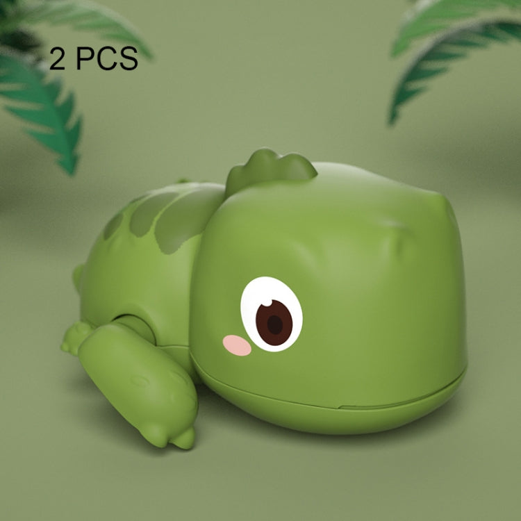 2 PCS Dinosaur Shaped Baby Playing Water Clockwork Toys