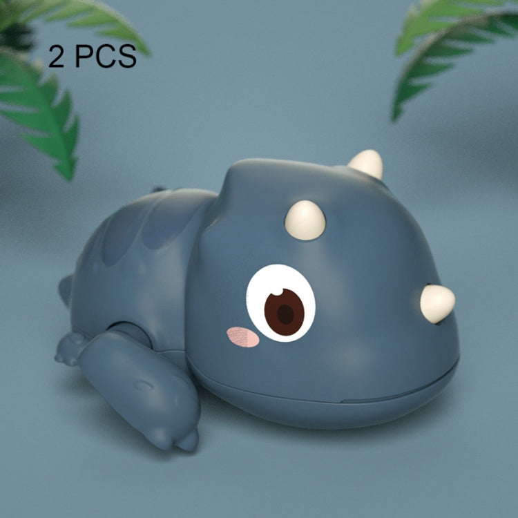 2 PCS Dinosaur Shaped Baby Playing Water Clockwork Toys