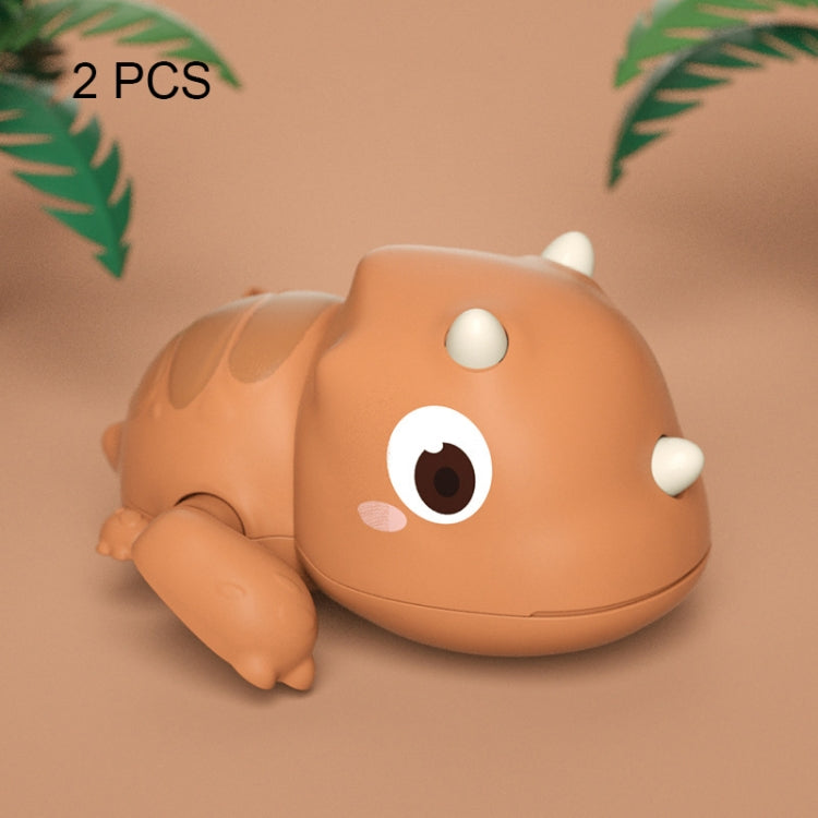 2 PCS Dinosaur Shaped Baby Playing Water Clockwork Toys