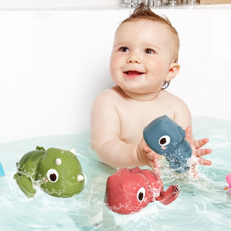 2 PCS Dinosaur Shaped Baby Playing Water Clockwork Toys