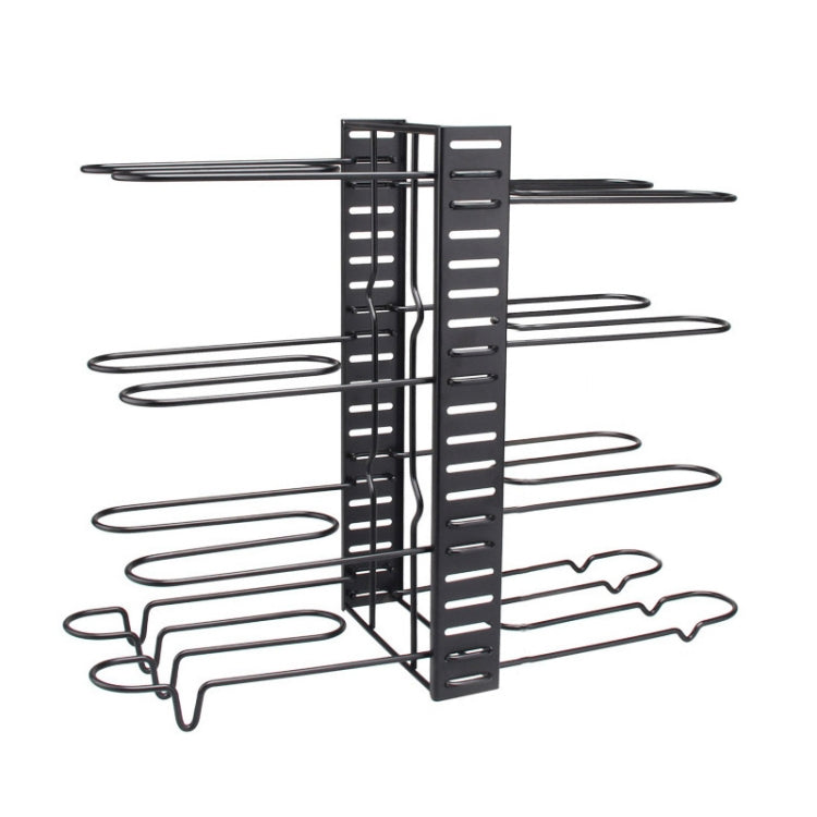 Kitchen Vertical Folding Detachable Pot Lid Holder, Specification: 8 Layers 5.0mm