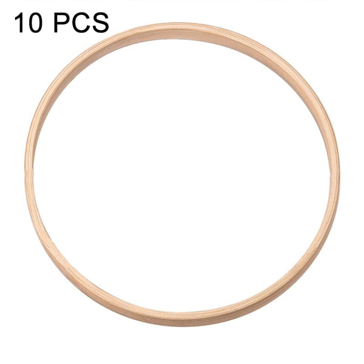 10 PCS Bamboo Circle Fan Frame Dream Catcher Making Circle Material, Size: 15cm