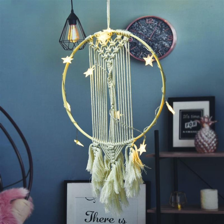 10 PCS Bamboo Circle Fan Frame Dream Catcher Making Circle Material, Size: 18cm