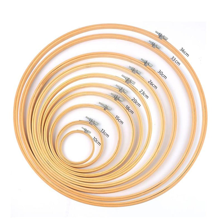 10 PCS Bamboo Circle Fan Frame Dream Catcher Making Circle Material, Size: 33cm