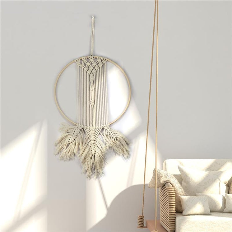 10 PCS Bamboo Circle Fan Frame Dream Catcher Making Circle Material, Size: 33cm