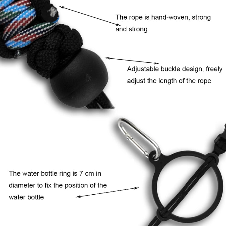 2 PCS Outdoor Camping Multifunctional Carabiner Water Bottle Handle