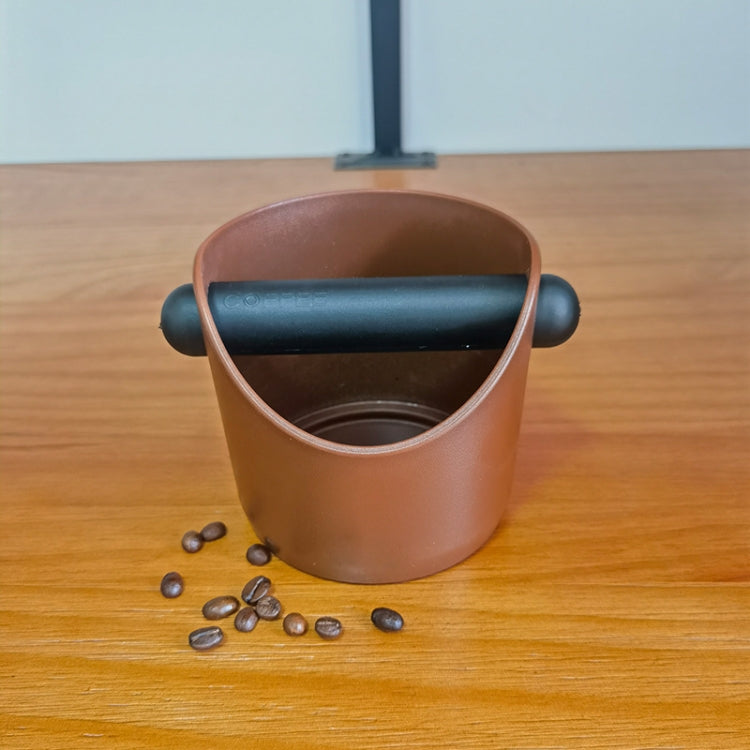 Coffee Knocking Grounds Bucket Waste Grounds Basin Grounds Box, Style:, Color: A Model (Coffee Brown)