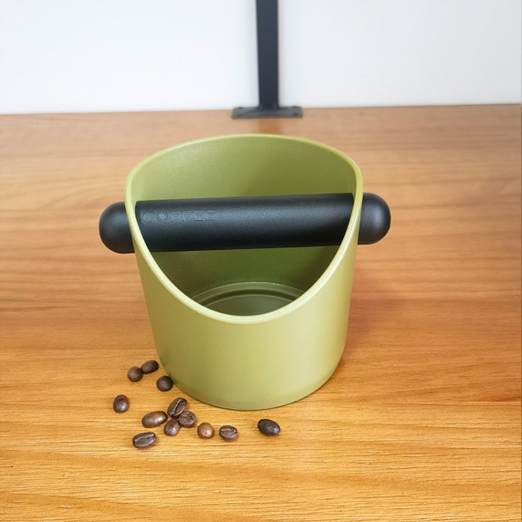 Coffee Knocking Grounds Bucket Waste Grounds Basin Grounds Box, Style:, Color: A Model (Olive Green)