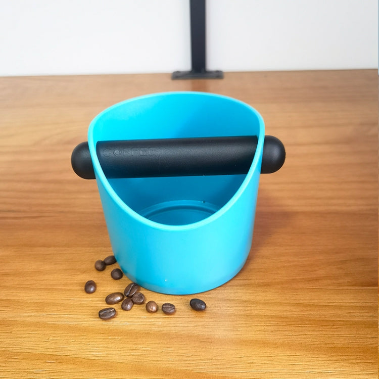Coffee Knocking Grounds Bucket Waste Grounds Basin Grounds Box, Style:, Color: A Model (Peacock Blue)