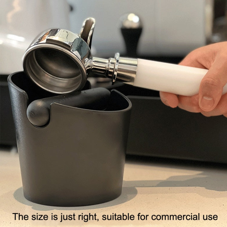 Coffee Knocking Grounds Bucket Waste Grounds Basin Grounds Box, Style:, Color: B Model (White)