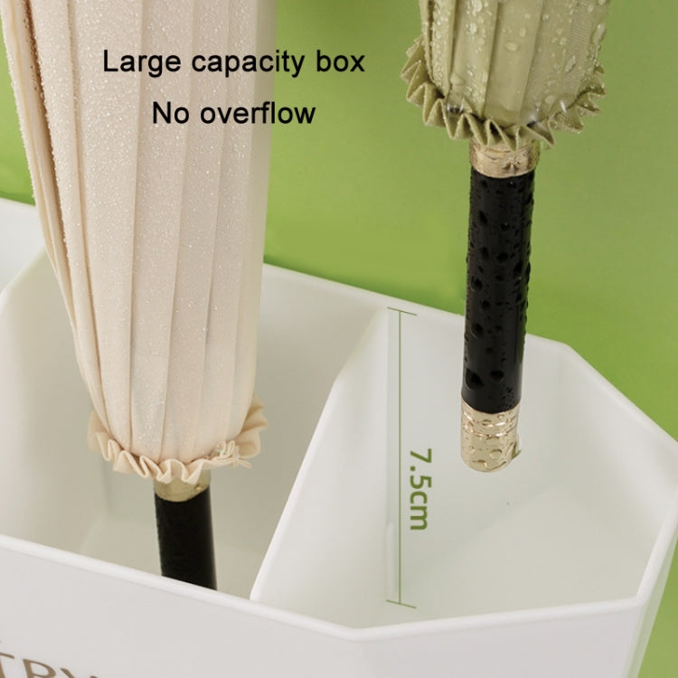 Umbrella Storage Porch Wall Paste Drain Rack(White)