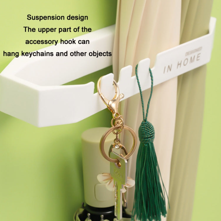 Umbrella Storage Porch Wall Paste Drain Rack(White)