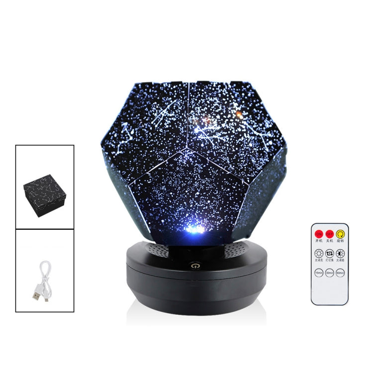 Starry Sky Projection Lamp Fantasy Constellation Projector,Style: Rotating Remote Control