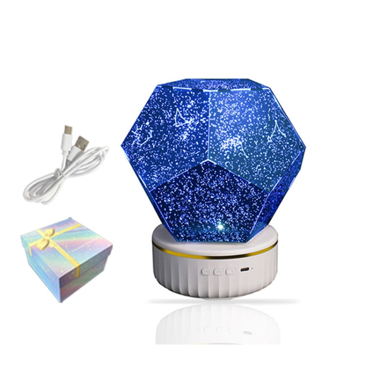 Upgraded Star Projection Lamp Romantic  Constellation Projector,Style: Monochrome USB Blue Light