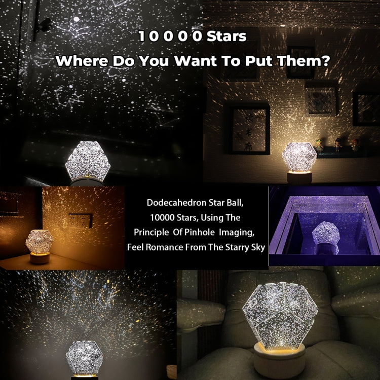 Upgraded Star Projection Lamp Romantic  Constellation Projector,Style: Three -color Charging