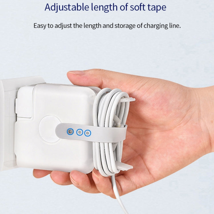 Power Charger Protective Case For IPhone MacBook 15 / 16 Inch 85W / 87W / 96W(White)