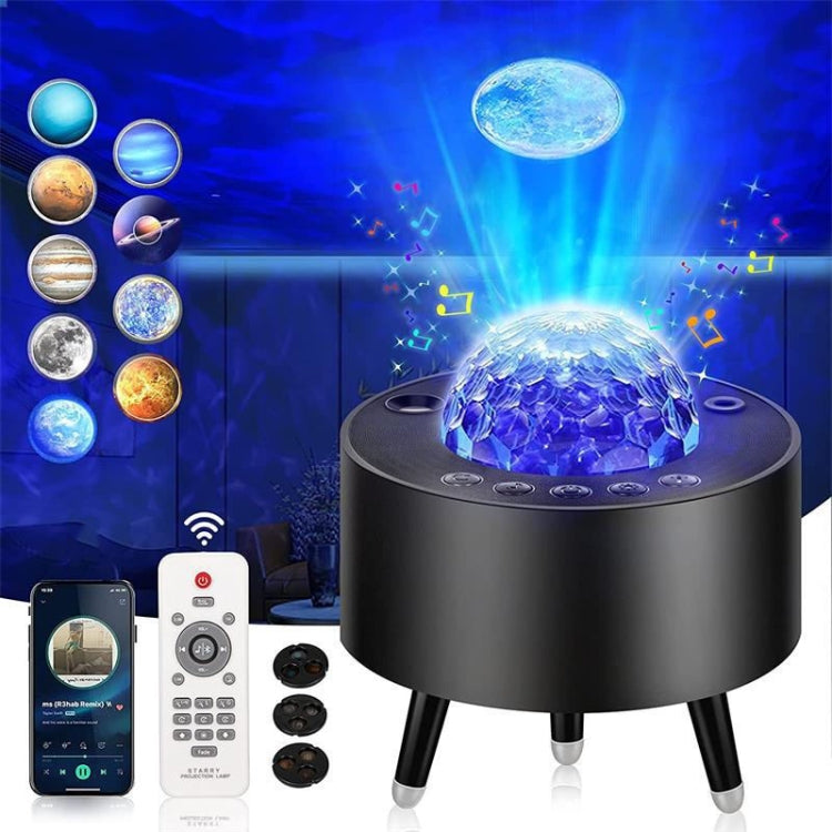 K-1080  LED Bluetooth Planetary Projector Lamp Galaxy Starry Sky Projector Lamp