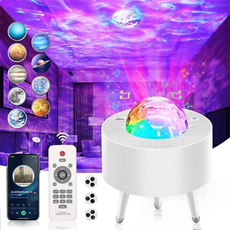 K-1080  LED Bluetooth Planetary Projector Lamp Galaxy Starry Sky Projector Lamp