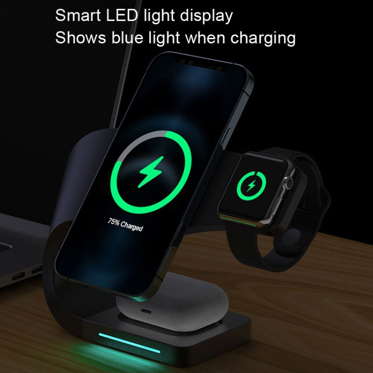 LFX-178 4 In 1 Wireless Charger For iPhone 12/13&iWatch&AirPods