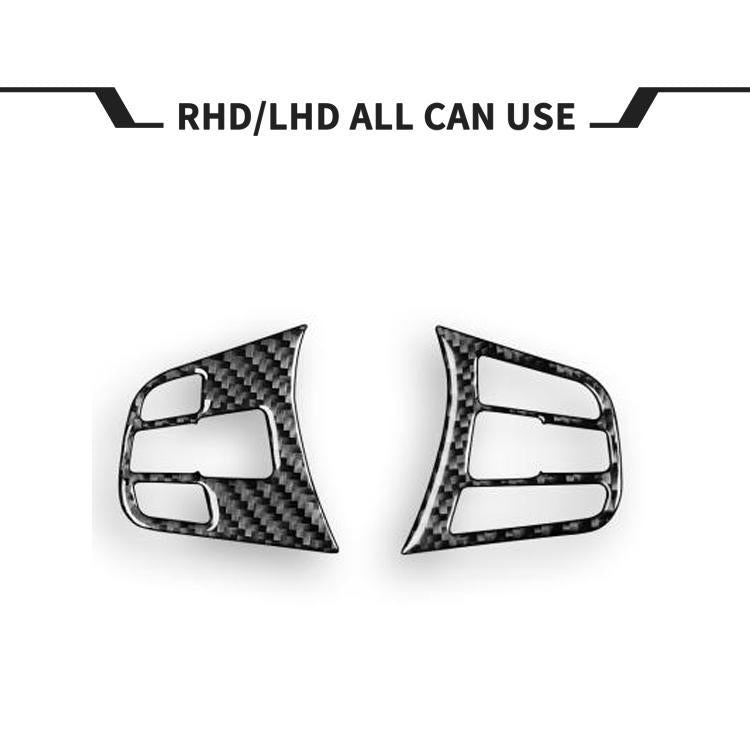 For BMW X1 F48/X2 F39 2pcs /Set Steering Wheel Button Stickers - Black