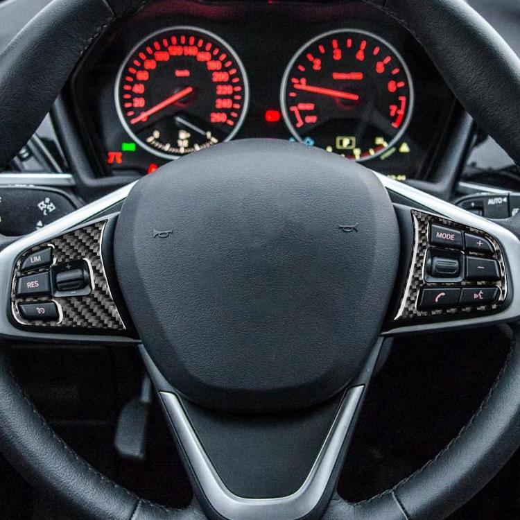For BMW X1 F48/X2 F39 2pcs /Set Steering Wheel Button Stickers - Black