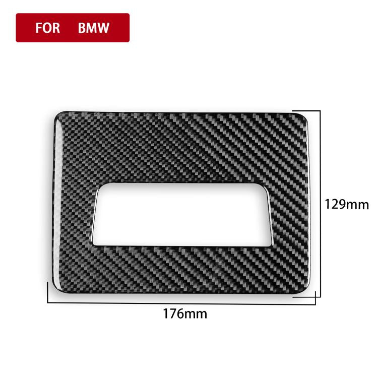 For BMW X1 F48/X2 F39 Driver Seat Storage Box Sticker - Black
