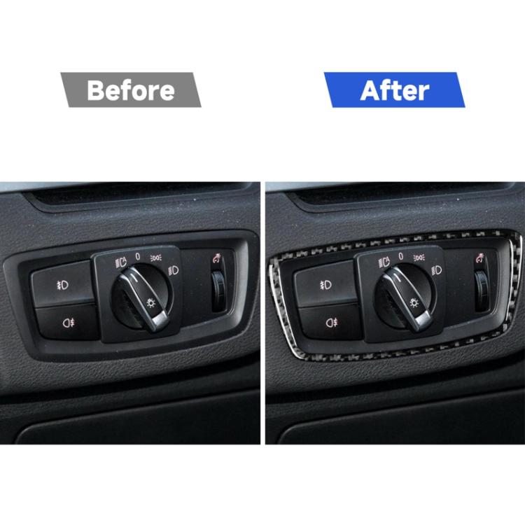 For BMW X1 F48/X2 F39 Dark Light Control Sticker - Black