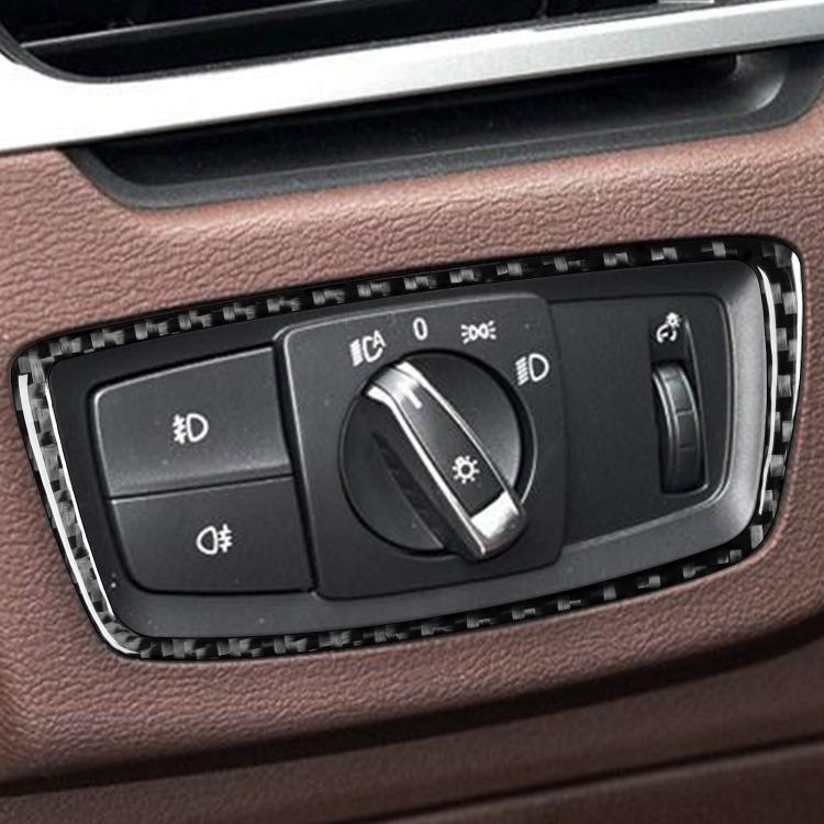For BMW X1 F48/X2 F39 Dark Light Control Sticker - Black