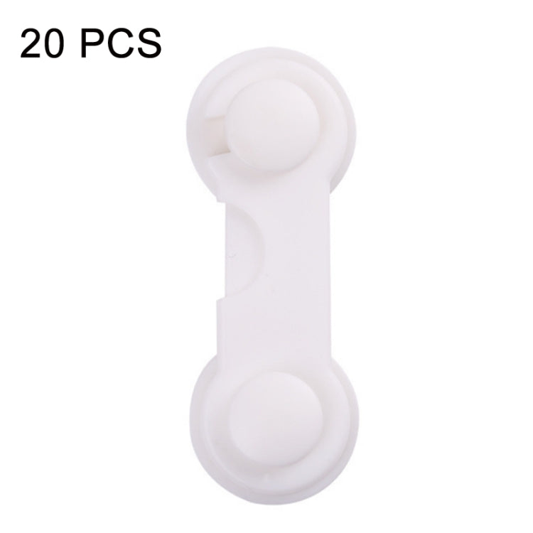 20 PCS Children Home Wardrobe Anti-opening Safety Lock