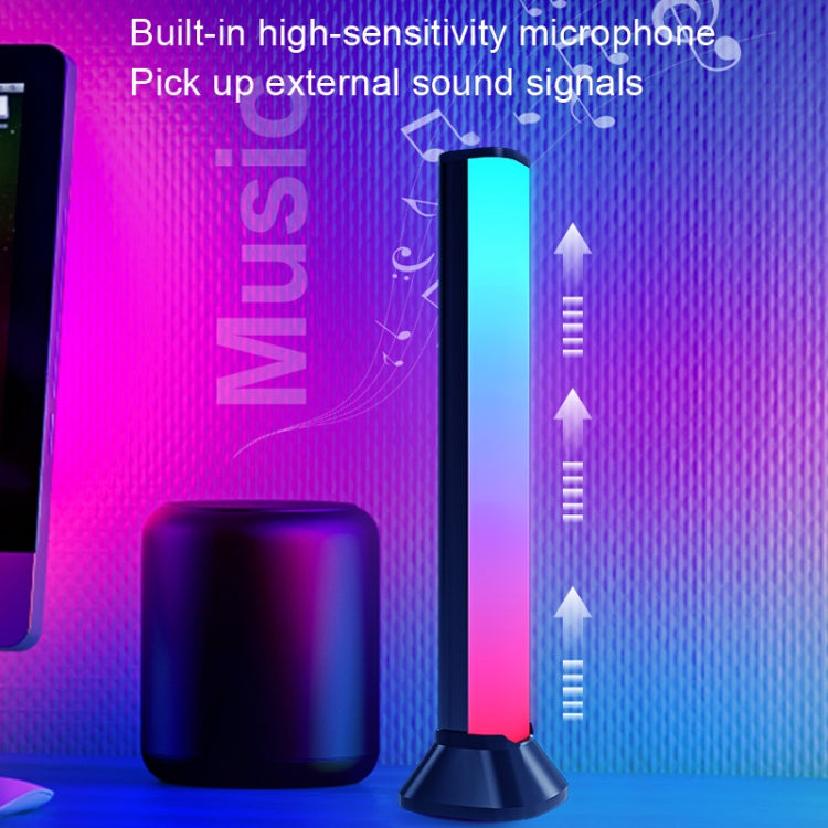 Desktop Voice Control RGB Fantasy Color Pickup Lamp, Style: Remote Control+APP