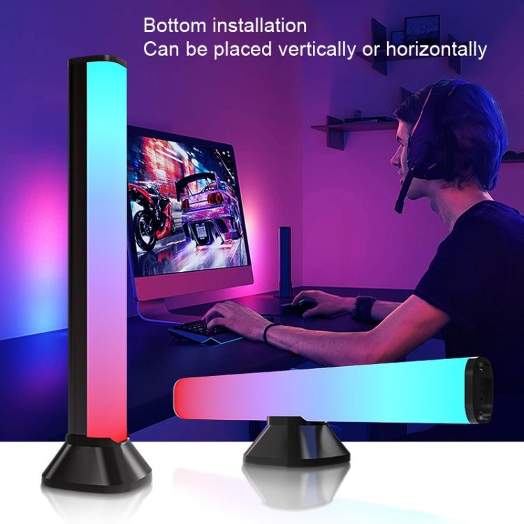 Desktop Voice Control RGB Fantasy Color Pickup Lamp, Style: RF Remote Control