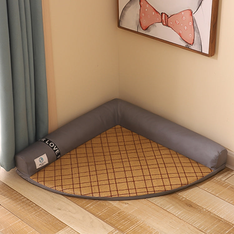 Summer Mat Type Cat and Dog Kennel Removable and Washable Pet Bed, Size: S