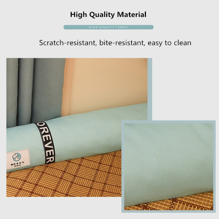 Summer Mat Type Cat and Dog Kennel Removable and Washable Pet Bed, Size: S
