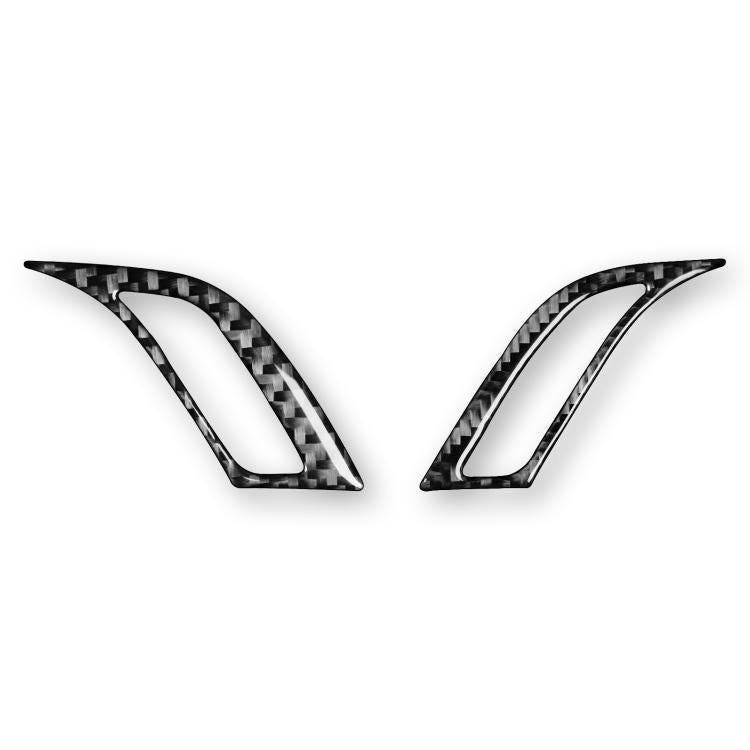 For BMW X1 F48/X2 F39 2pcs /Set Right-Hand Drive Dashboard Air Conditioner Air Vent Knob Sticker - Black