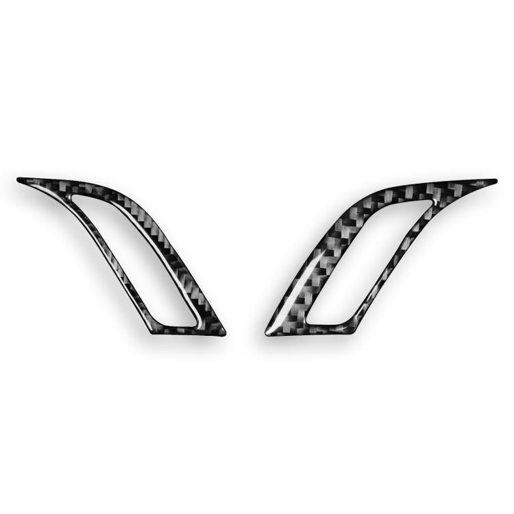 For BMW X1 F48/X2 F39 2pcs /Set Left-Hand Drive Dashboard Air Conditioner Air Vent Knob Sticker - Black
