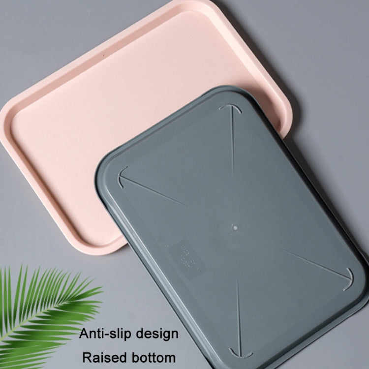 Plastic Household Fruit Tray Afternoon Tea Cake Tray, Size: 35x25x2 cm