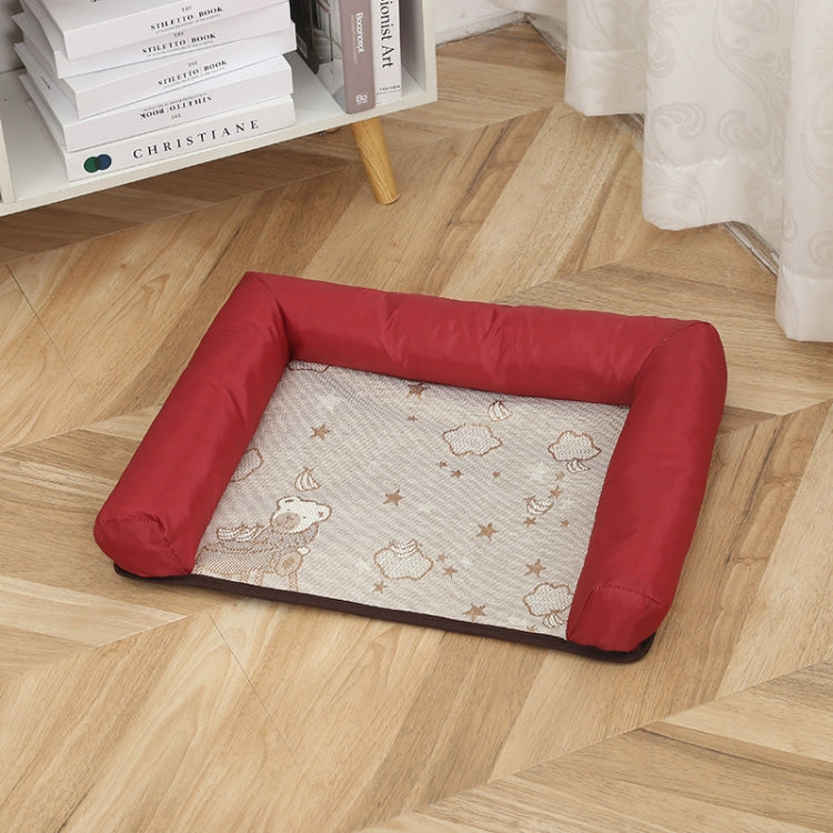 Pet Breathable And Cooler Mat Pet Bed, Specification: S