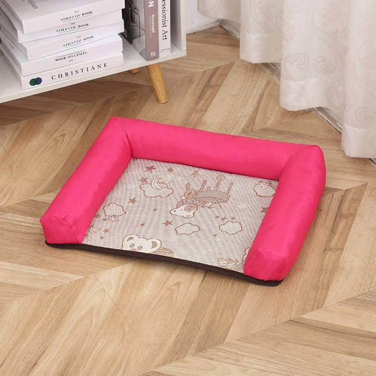 Pet Breathable And Cooler Mat Pet Bed, Specification: S
