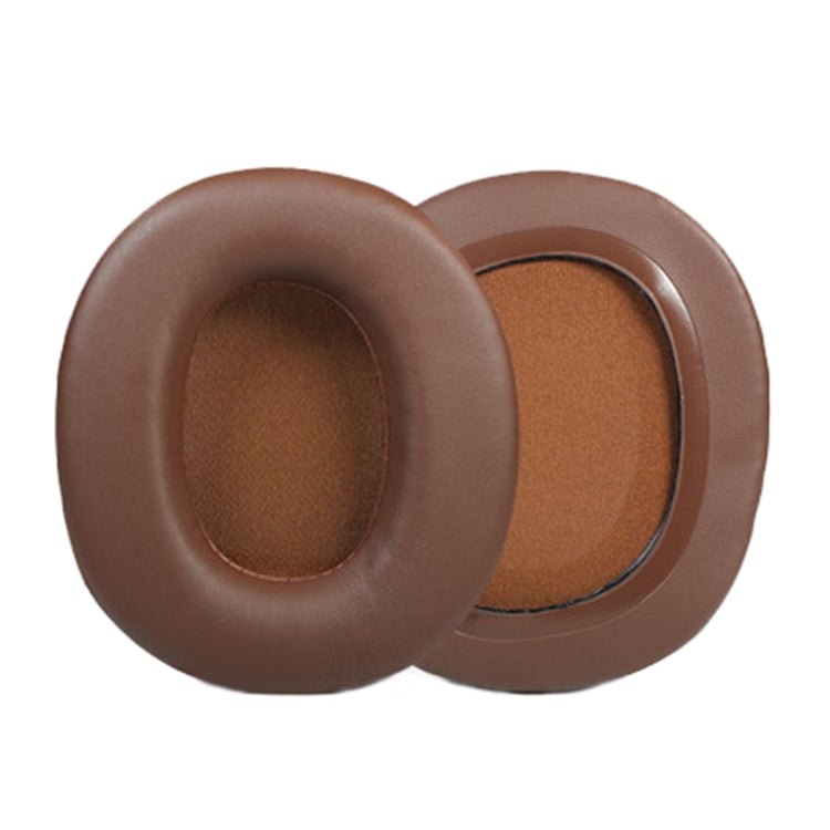 2 PCS Headset Sponge Earmuffs For SONY MDR-7506 / V6 / 900ST, Color: Brown Bright