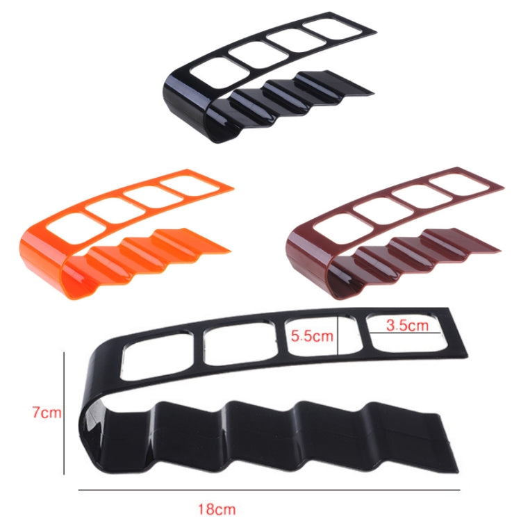 2 PCS Four-compartment Remote Control Desktop Storage Rack