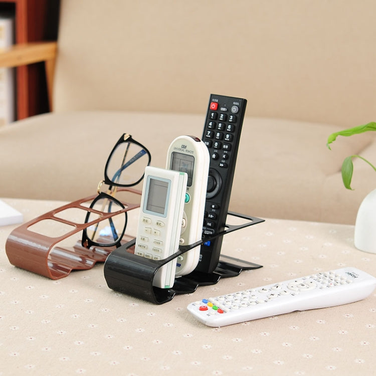 2 PCS Four-compartment Remote Control Desktop Storage Rack