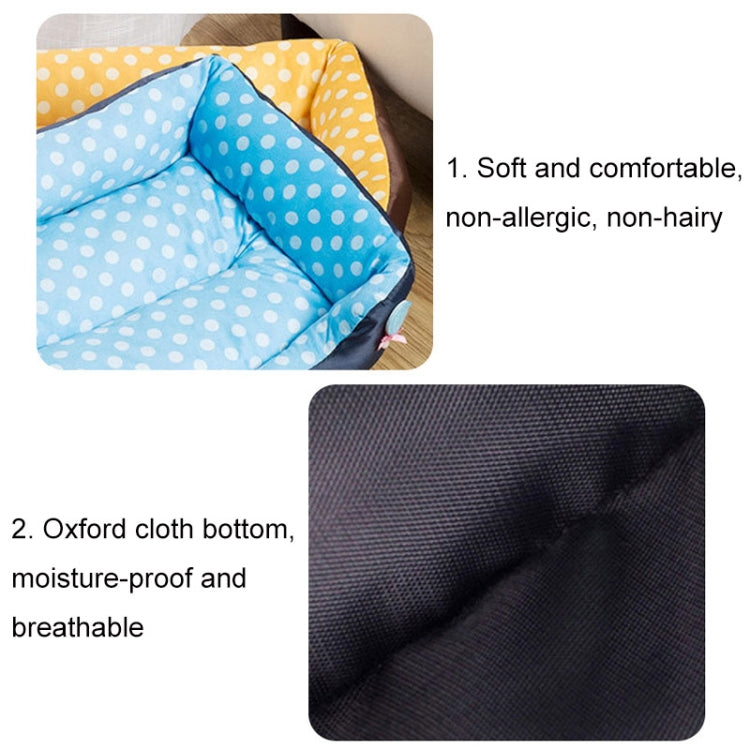 Cartoon Pet Kennel Square Cushion For Small And Medium Pet, Specification: