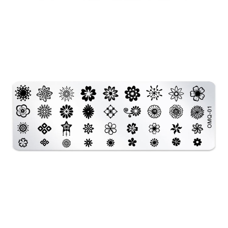 5 PCS Nail Art Print Template Nail Art Tools
