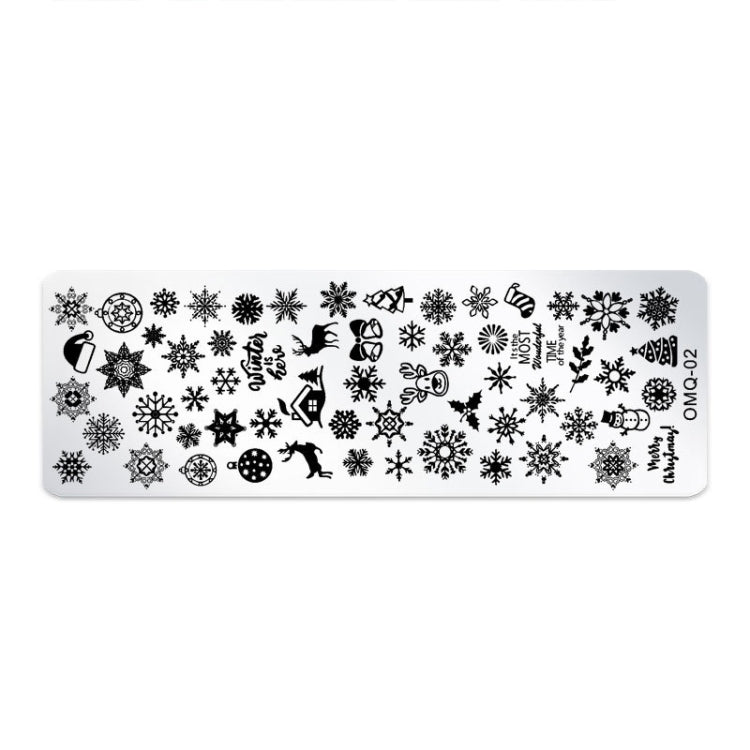 5 PCS Nail Art Print Template Nail Art Tools