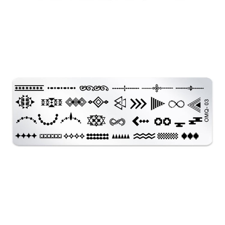 5 PCS Nail Art Print Template Nail Art Tools